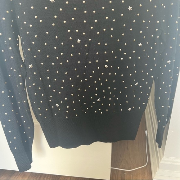 The Kooples Wool Blend Studded Rib-Knit Sweater- Size 1 / S; Like New - Picture 9 of 15